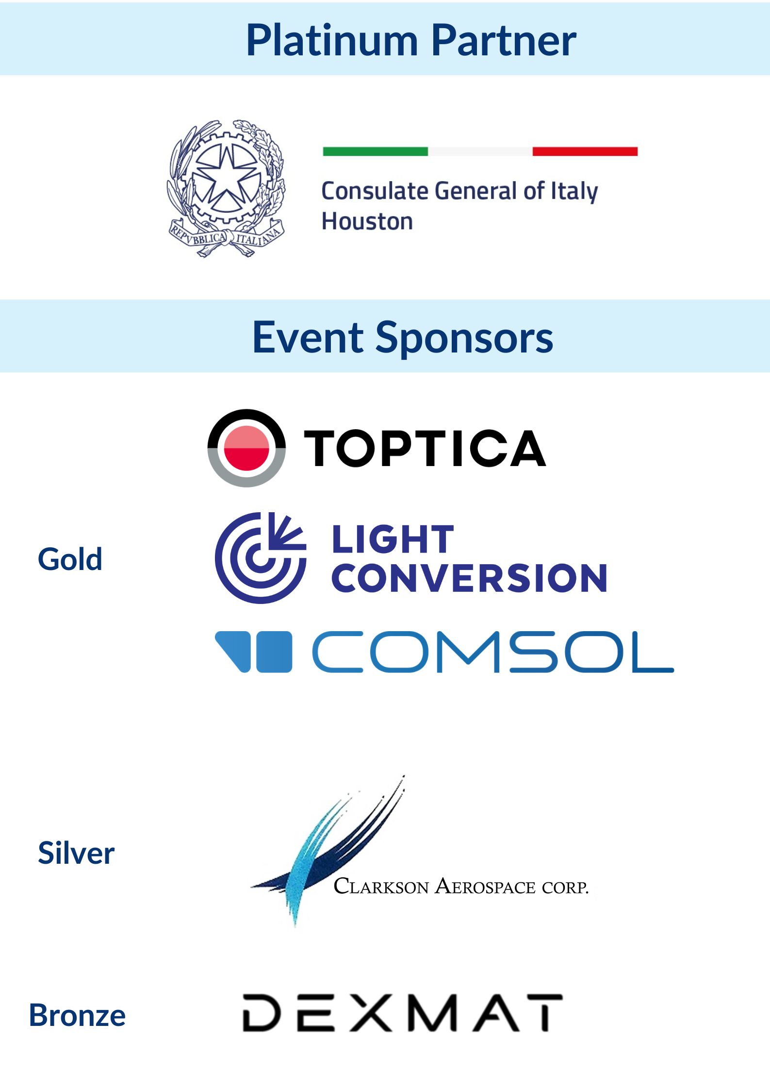 sponsors