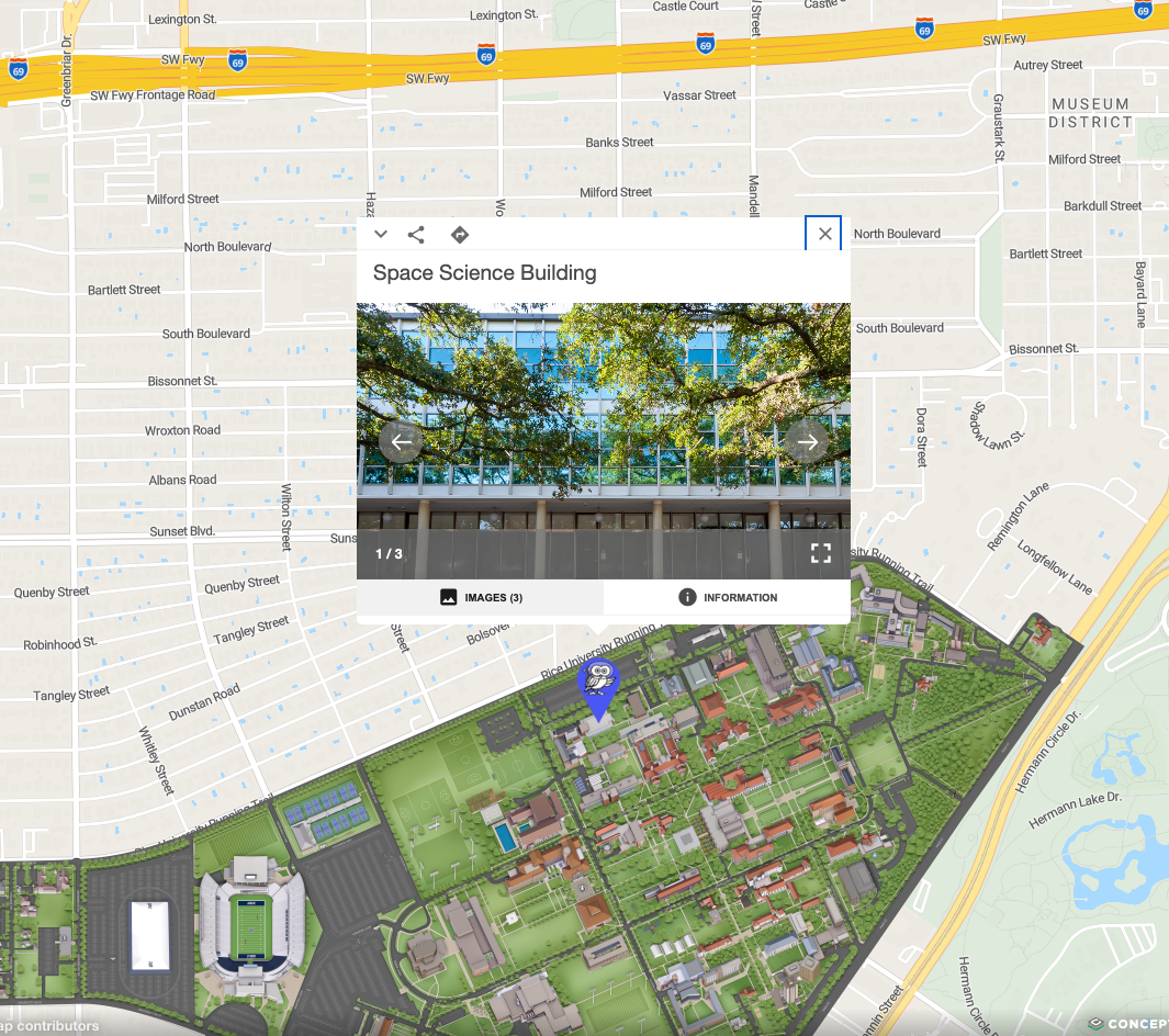 SCI Campus Map Location